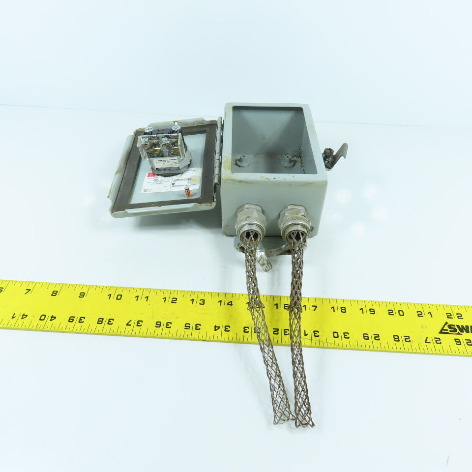 Hoffman 6"x4x 3" Type 12 Steel Electrical Enclosure Pendant W/ 2-Position Switch