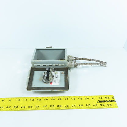 Hoffman 6"x4x 3" Type 12 Steel Electrical Enclosure Pendant W/ 2-Position Switch
