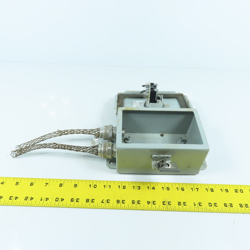 Hoffman 6"x4x 3" Type 12 Steel Electrical Enclosure Pendant W/ 2-Position Switch