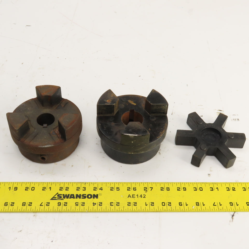 Lovejoy L-190 Flexible Shaft Coupling Complete Assembly 1-3/8" x 1-1/8"