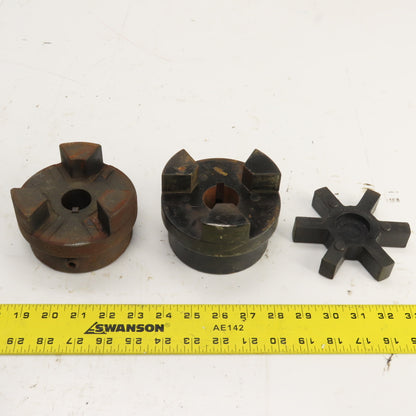 Lovejoy L-190 Flexible Shaft Coupling Complete Assembly 1-3/8" x 1-1/8"