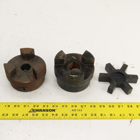 Lovejoy L-190 Flexible Shaft Coupling Complete Assembly 1-3/8" x 1-1/8"