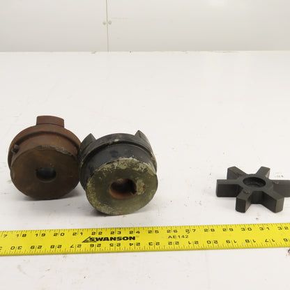 Lovejoy L-190 Flexible Shaft Coupling Complete Assembly 1-3/8" x 1-1/8"