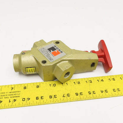 Ross 1523 C 3002 3/4" NPT x 3/8" Port Pneumatic Lock Out Exhaust Valve