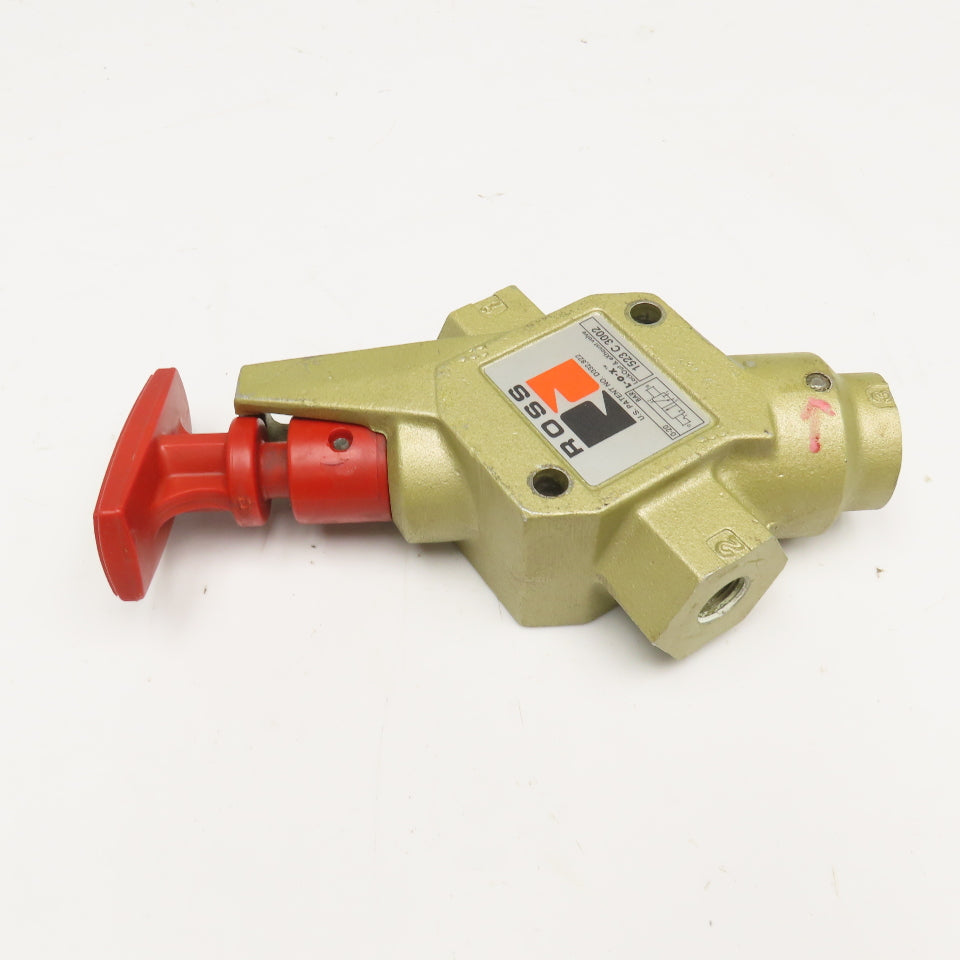Ross 1523 C 3002 3/4" NPT x 3/8" Port Pneumatic Lock Out Exhaust Valve