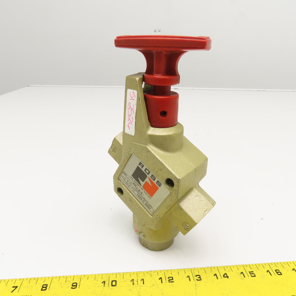 Ross 1523 C 3002 3/4" NPT x 3/8" Port Pneumatic Lock Out Exhaust Valve