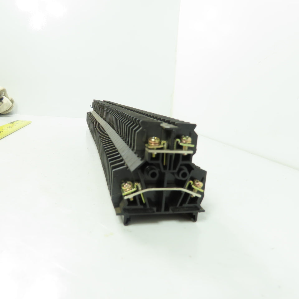 Togi PUW-20 Din Rail Terminal Block 600V 19A 14AWG Lot Of 50