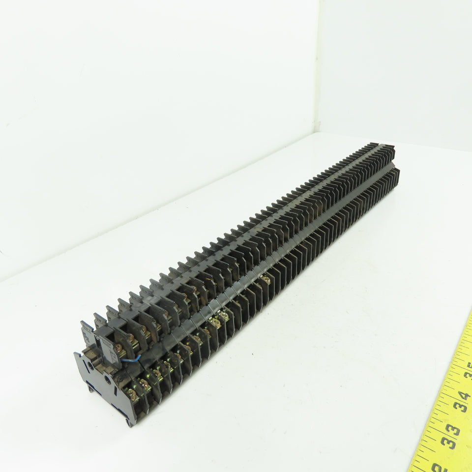 Togi PUW-20 Din Rail Terminal Block 600V 19A 14AWG Lot Of 50