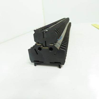 Togi PUW-20 Din Rail Terminal Block 600V 19A 14AWG Lot Of 50