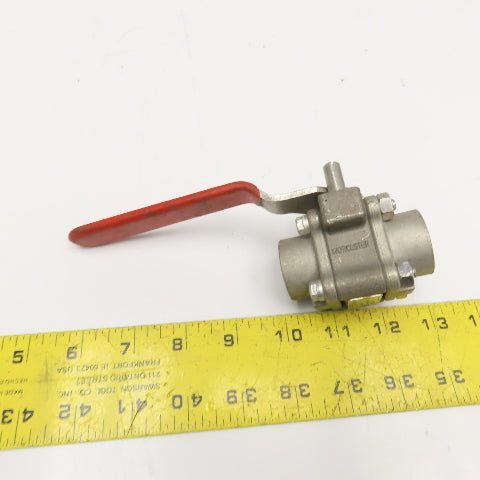 Worcester 4466RTSE 1/2" Stainless Steel Ball Valve