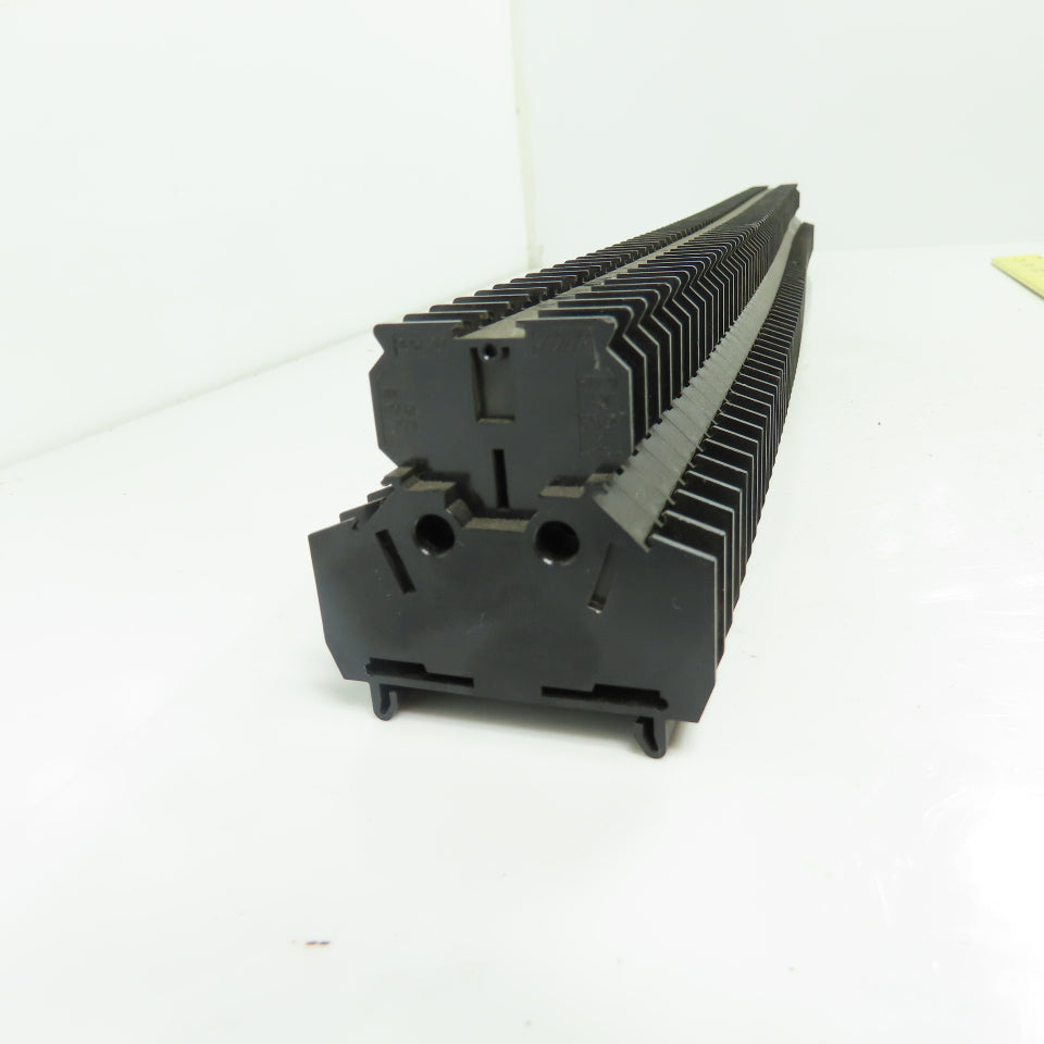 Togi PUW-20 Din Rail Terminal Block 600V 19A 14AWG Lot Of 70