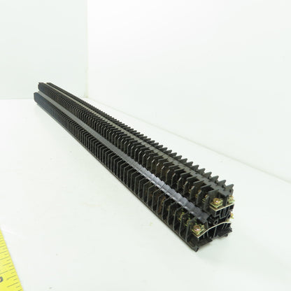 Togi PUW-20 Din Rail Terminal Block 600V 19A 14AWG Lot Of 70