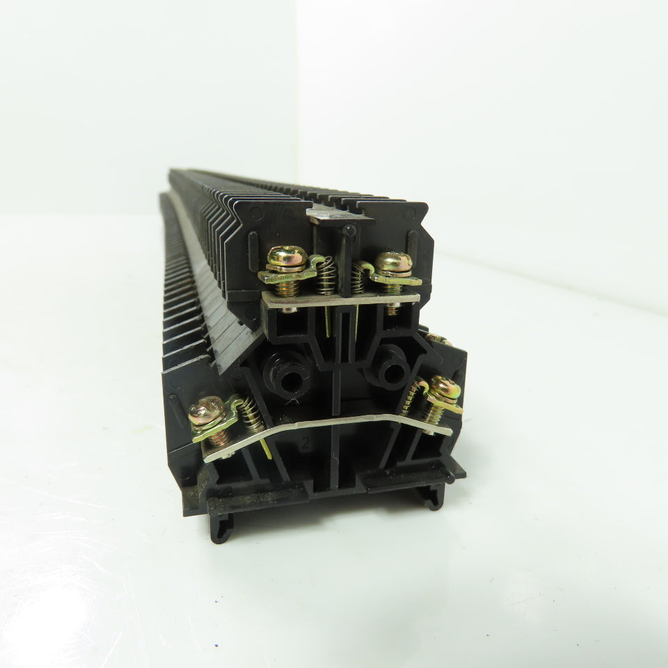 Togi PUW-20 Din Rail Terminal Block 600V 19A 14AWG Lot Of 70