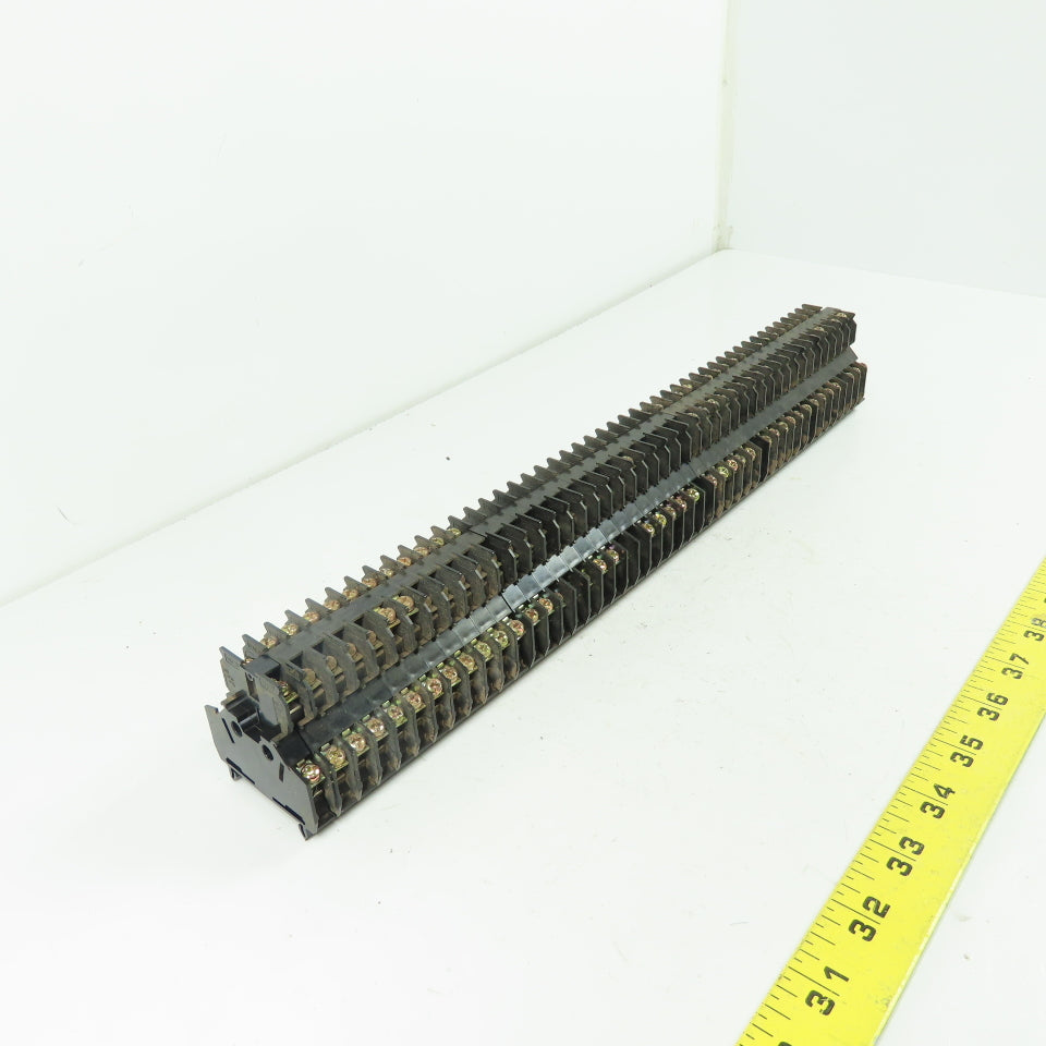 Togi PUW-20 Din Rail Terminal Block 600V 19A 14AWG Lot Of 46