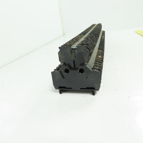 Togi PUW-20 Din Rail Terminal Block 600V 19A 14AWG Lot Of 46
