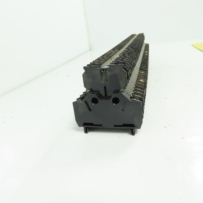 Togi PUW-20 Din Rail Terminal Block 600V 19A 14AWG Lot Of 46