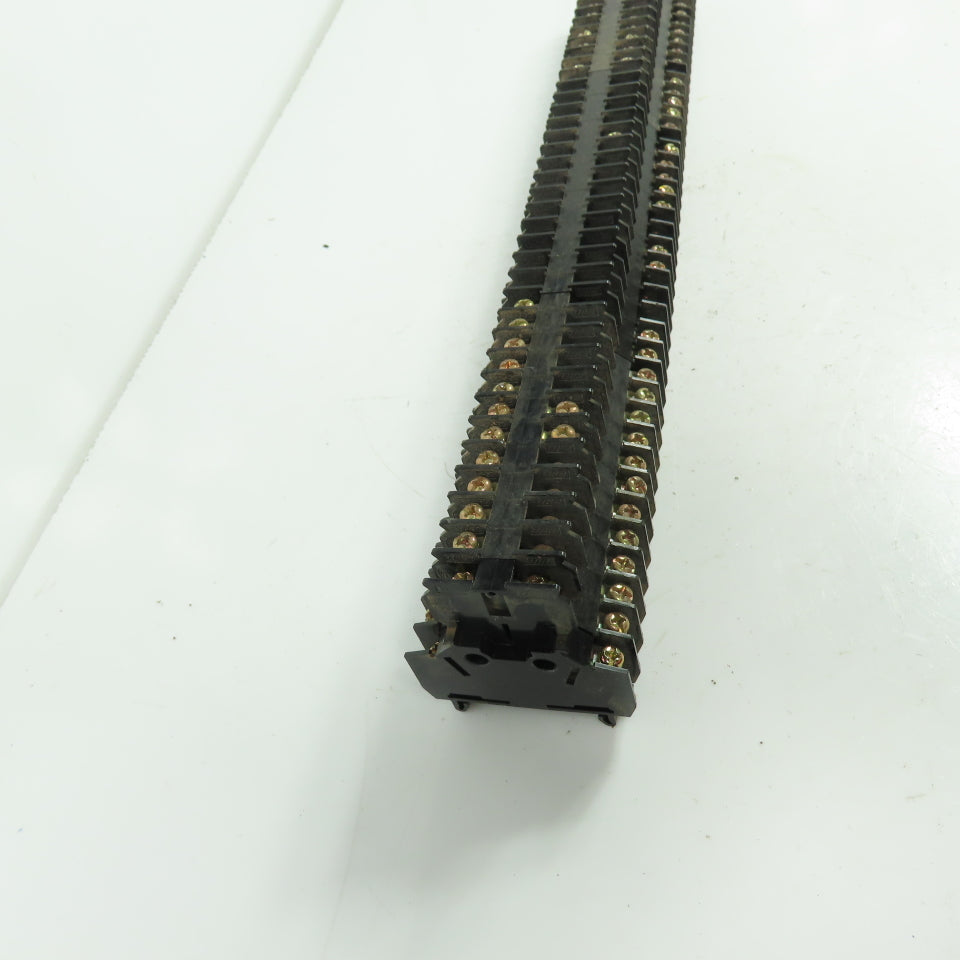 Togi PUW-20 Din Rail Terminal Block 600V 19A 14AWG Lot Of 46