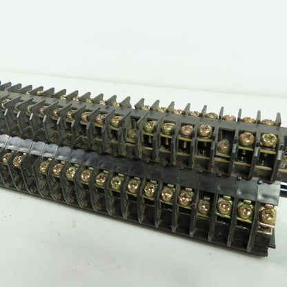 Togi PUW-20 Din Rail Terminal Block 600V 19A 14AWG Lot Of 46