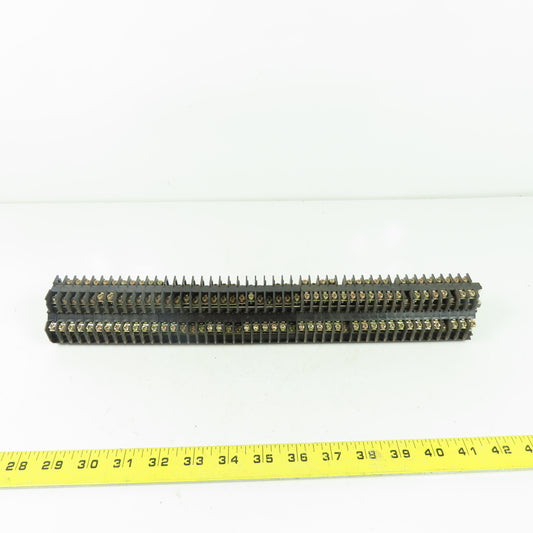 Togi PUW-20 Din Rail Terminal Block 600V 19A 14AWG Lot Of 46