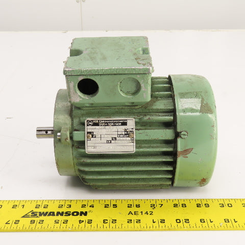 VEM KMER-8 71 0.37kw Electric Motor 1360RPM 220/380V 3PH 50HZ 14mm Shaft Tested