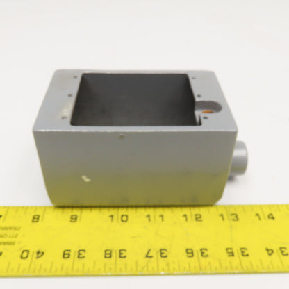 Killark FD-1 1/2" Hub Aluminum Deep Dead End Electrical Box