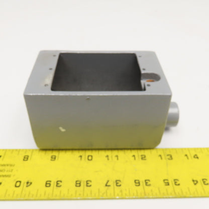 Killark FD-1 1/2" Hub Aluminum Deep Dead End Electrical Box