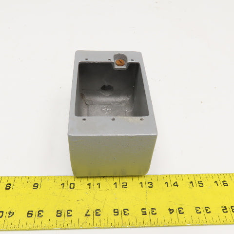 Killark FD-1 1/2" Hub Aluminum Deep Dead End Electrical Box