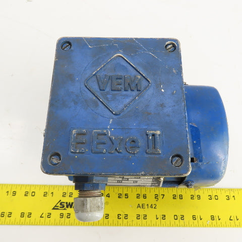 VEM 0.37kw Electric Motor 1800RPM 400V ONLY 3PH 60HZ 14mm Shaft Tested