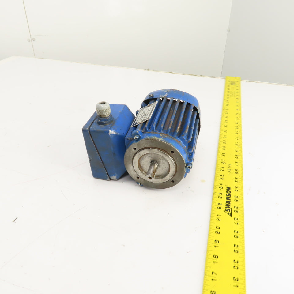 VEM 0.37kw Electric Motor 1800RPM 400V ONLY 3PH 60HZ 14mm Shaft Tested