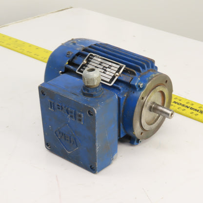 VEM 0.37kw Electric Motor 1800RPM 400V ONLY 3PH 60HZ 14mm Shaft Tested