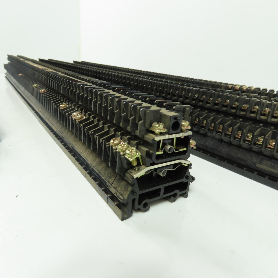 UK210 Din Rail Terminal Block 600V 10A 1.25" Max Lot Of 245