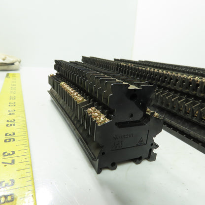 UK210 Din Rail Terminal Block 600V 10A 1.25" Max Lot Of 245