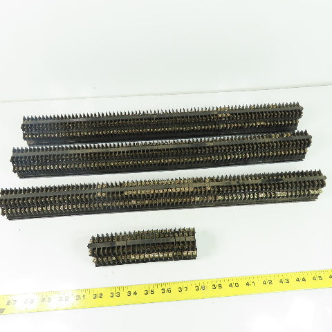 UK210 Din Rail Terminal Block 600V 10A 1.25" Max Lot Of 245