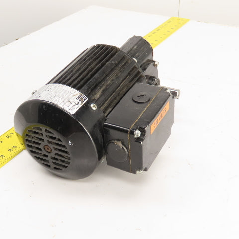 Bodine 42R6BFPP-5N 3/8HP 10:1 Right Hand Gear Motor 170RPM 230V 3PH Tested