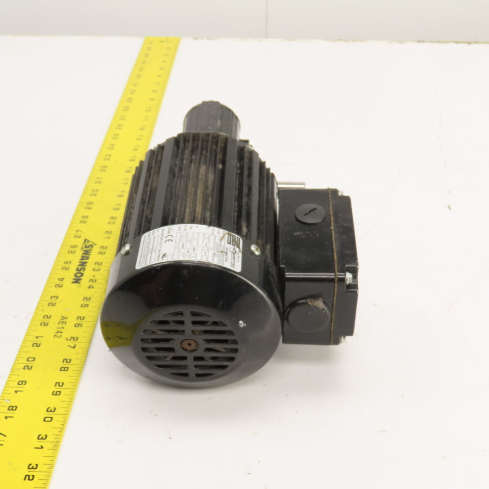 Bodine 42R6BFPP-5N 3/8HP 10:1 Right Hand Gear Motor 170RPM 230V 3PH Tested