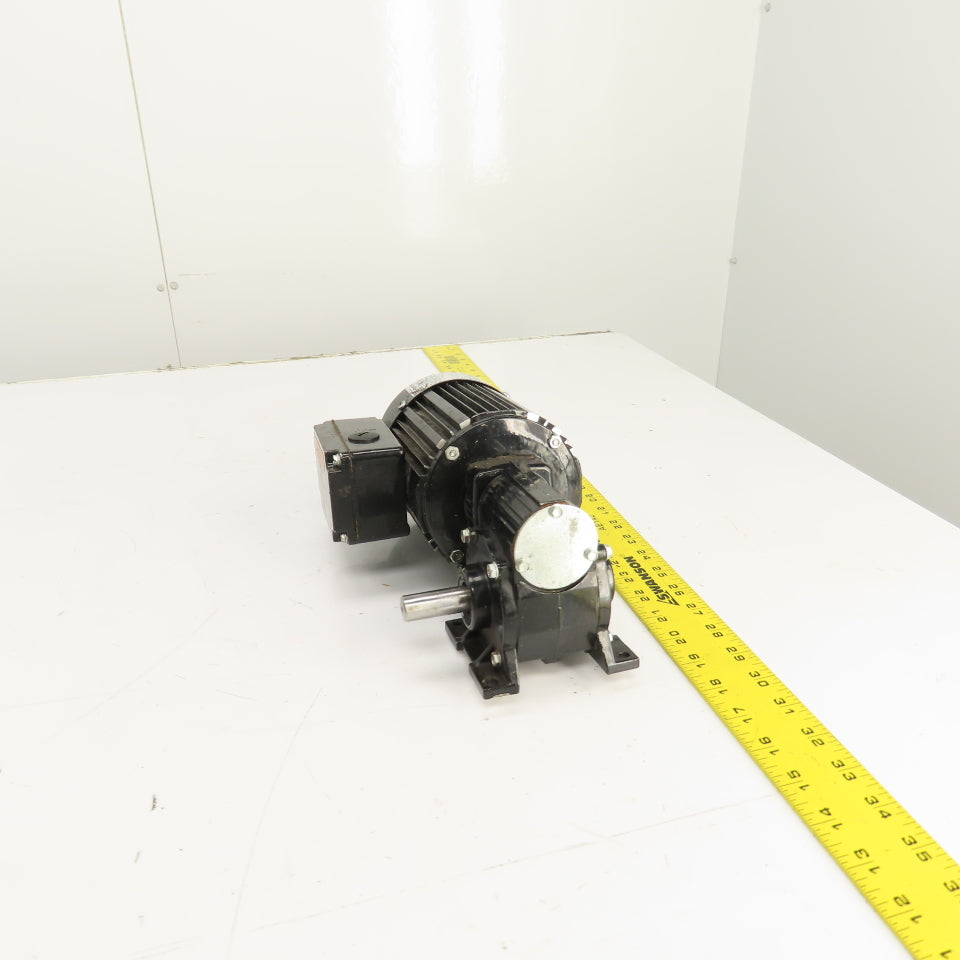 Bodine 42R6BFPP-5N 3/8HP 10:1 Right Hand Gear Motor 170RPM 230V 3PH Tested