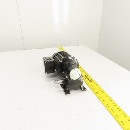 Bodine 42R6BFPP-5N 3/8HP 10:1 Right Hand Gear Motor 170RPM 230V 3PH Tested