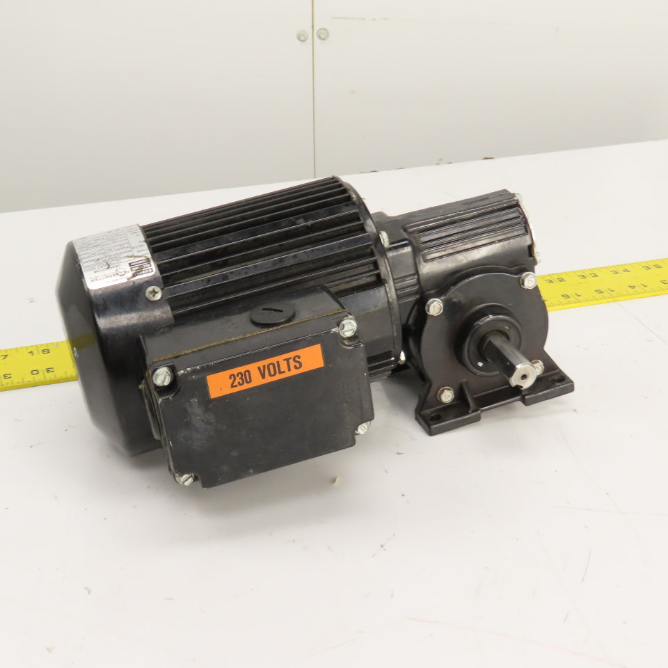 Bodine 42R6BFPP-5N 3/8HP 10:1 Right Hand Gear Motor 170RPM 230V 3PH Tested