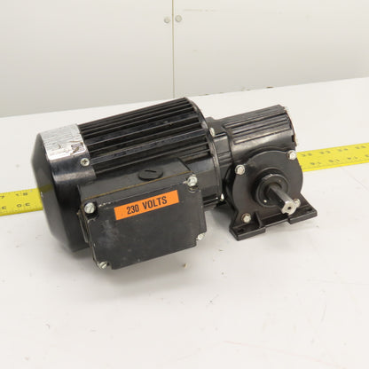 Bodine 42R6BFPP-5N 3/8HP 10:1 Right Hand Gear Motor 170RPM 230V 3PH Tested
