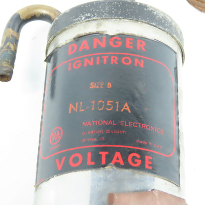 National Electronics NL-1051A Ignition Tube Size B From A Linde E15S