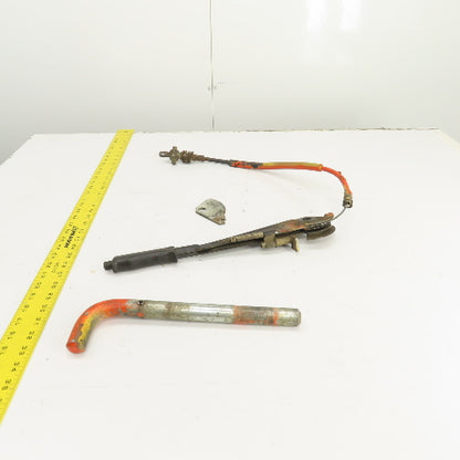 Linde E15S Electric Forklift Parking Brake Pull Lever & Cable Assembly