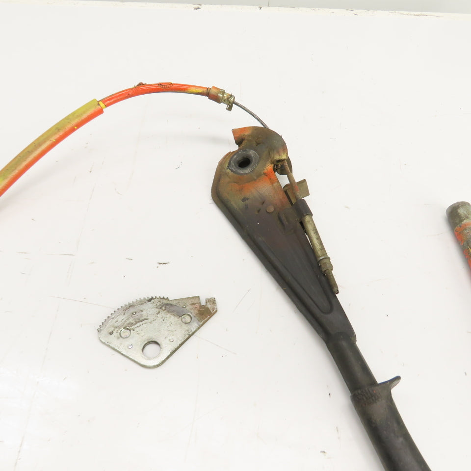 Linde E15S Electric Forklift Parking Brake Pull Lever & Cable Assembly