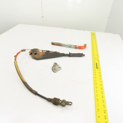 Linde E15S Electric Forklift Parking Brake Pull Lever & Cable Assembly