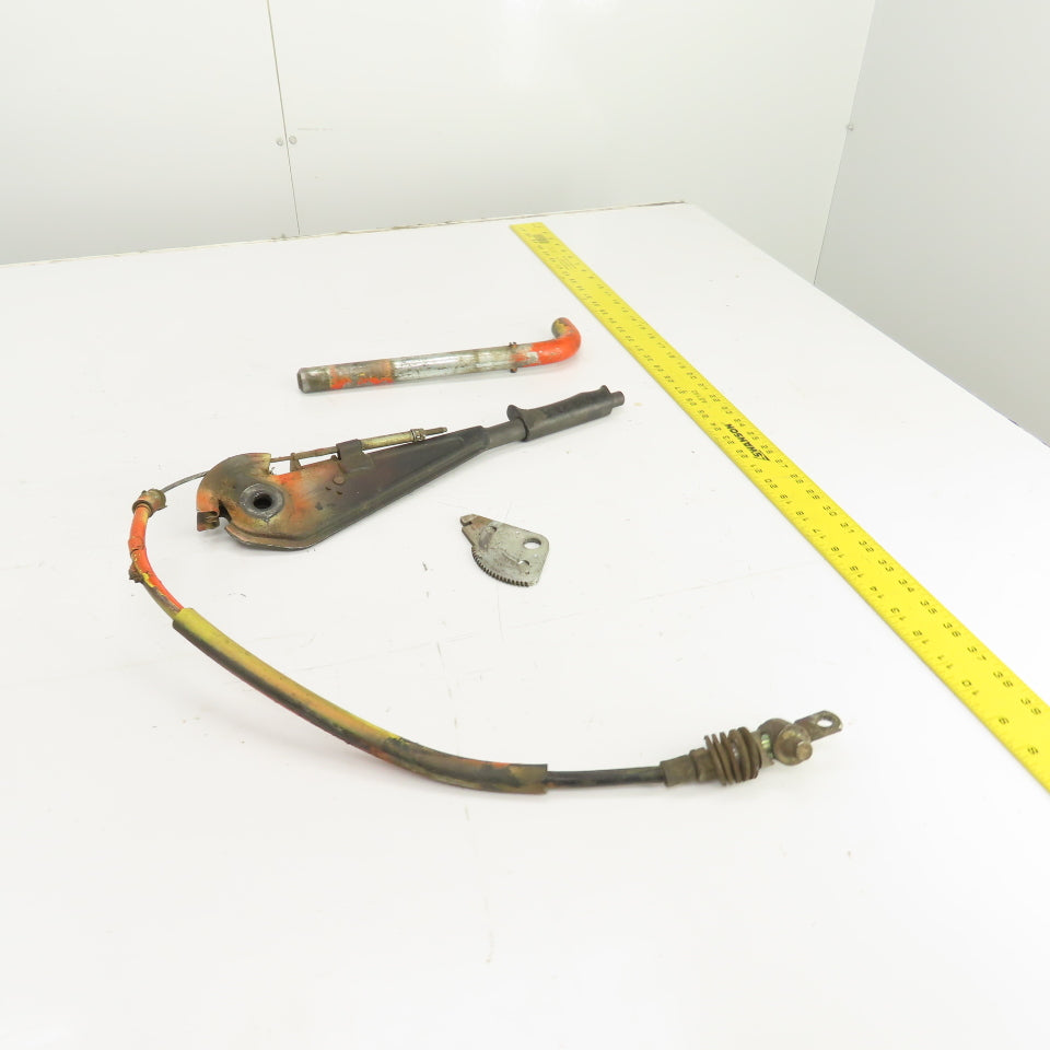 Linde E15S Electric Forklift Parking Brake Pull Lever & Cable Assembly