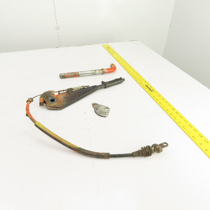 Linde E15S Electric Forklift Parking Brake Pull Lever & Cable Assembly