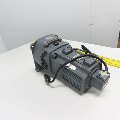 Mitsubishi HA-FF43BG1 AC Servo Gear Motor 3AC 126V 3000RPM 2.5A 400W