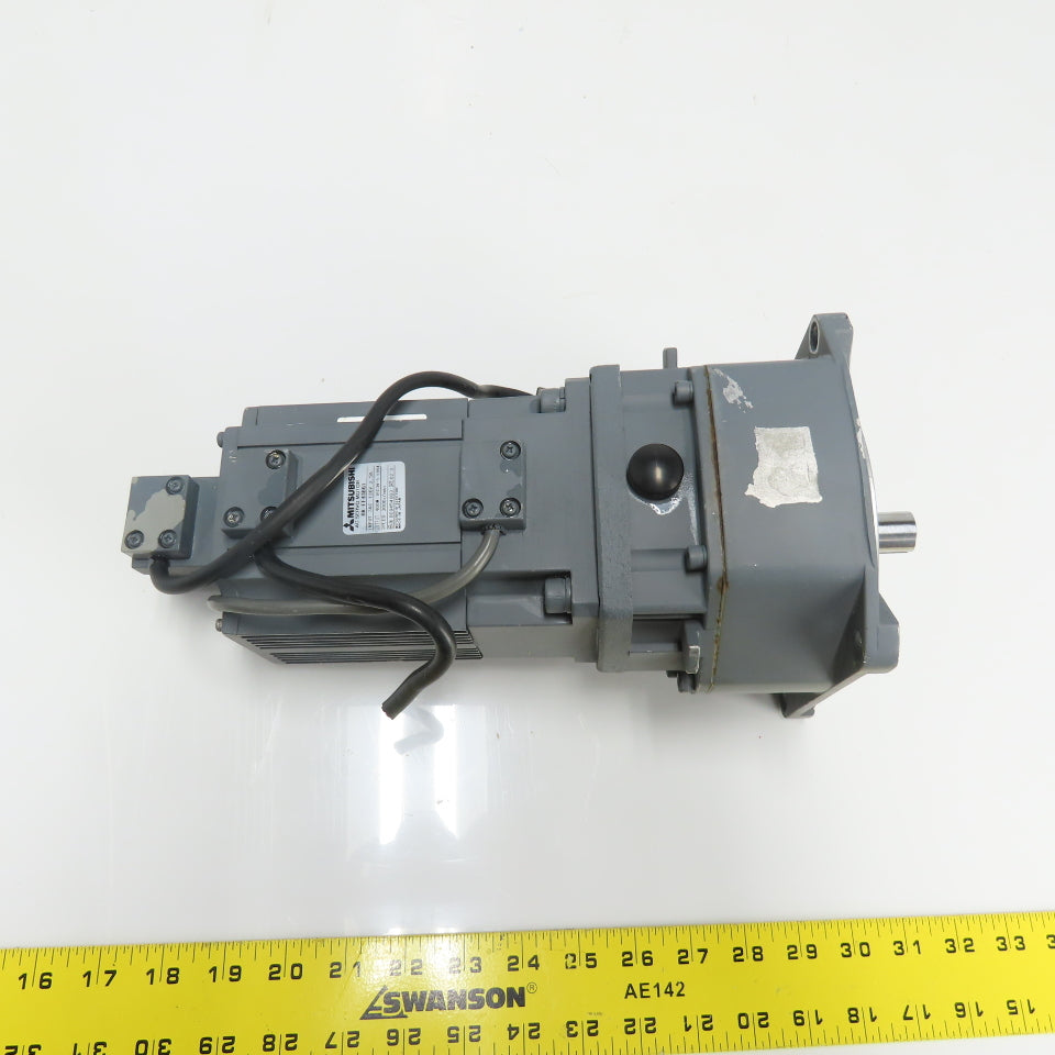 Mitsubishi HA-FF43BG1 AC Servo Gear Motor 3AC 126V 3000RPM 2.5A 400W