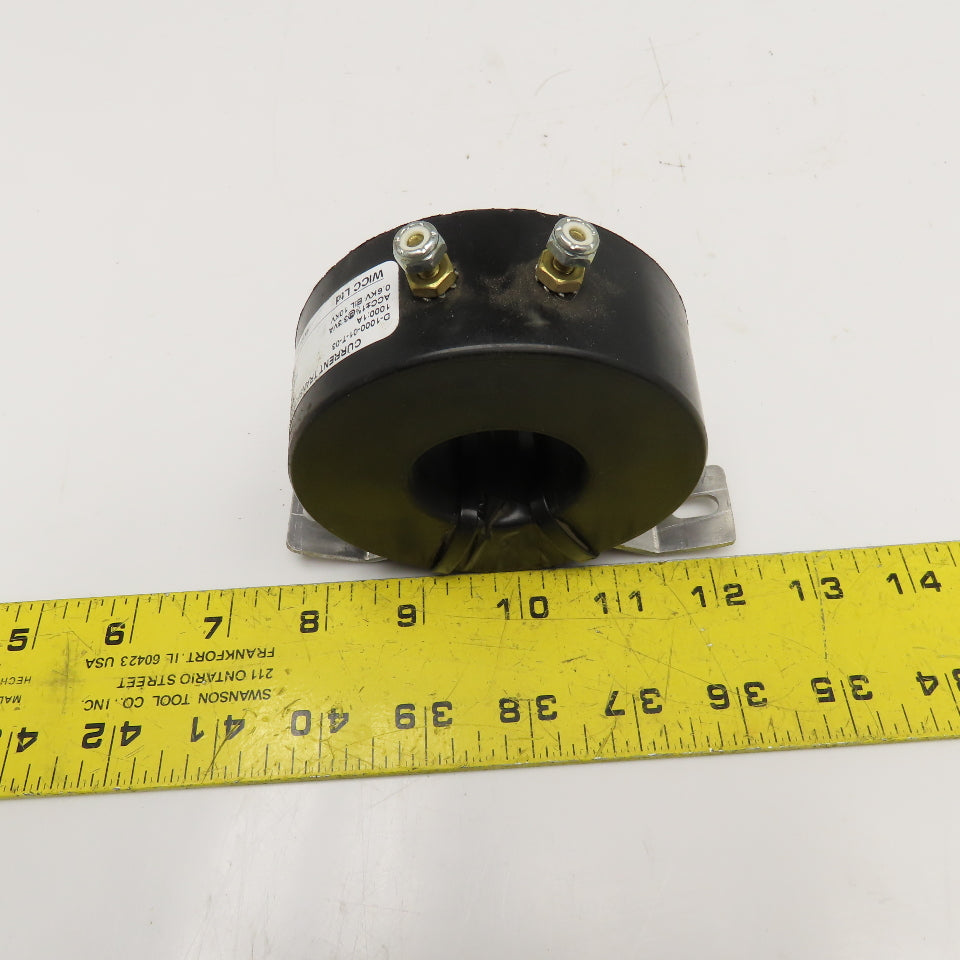 WICC Ltd. D-1000-01-T-03 1000:1 A 50-400Hz Current Transformer