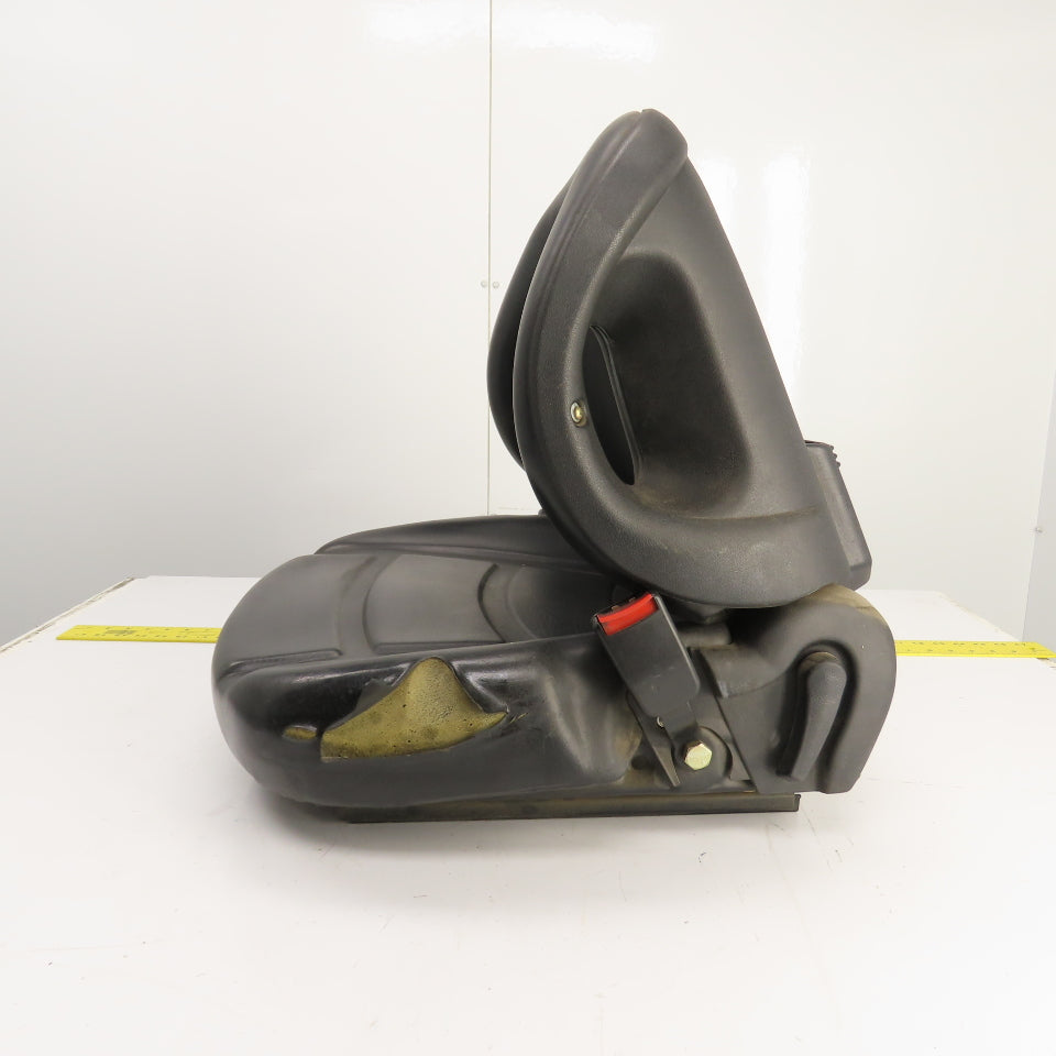 Linde E15S Electric Forklift Vinyl Seat & Safety Belt