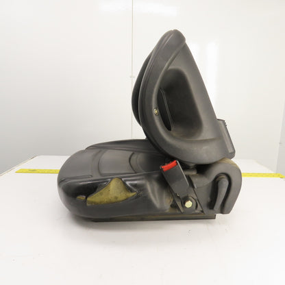 Linde E15S Electric Forklift Vinyl Seat & Safety Belt